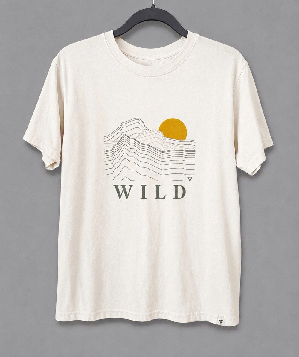 LIV Outdoor Beige Short Sleeve Crew Neck Outdoor Graphic T-Shirt XL